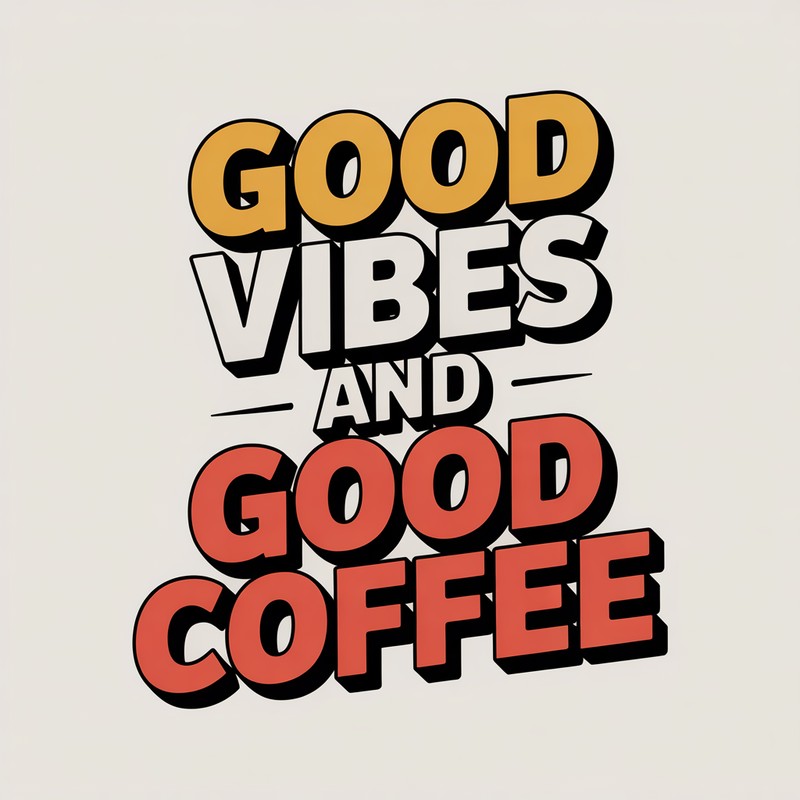 Good Vibes Coffee Tee