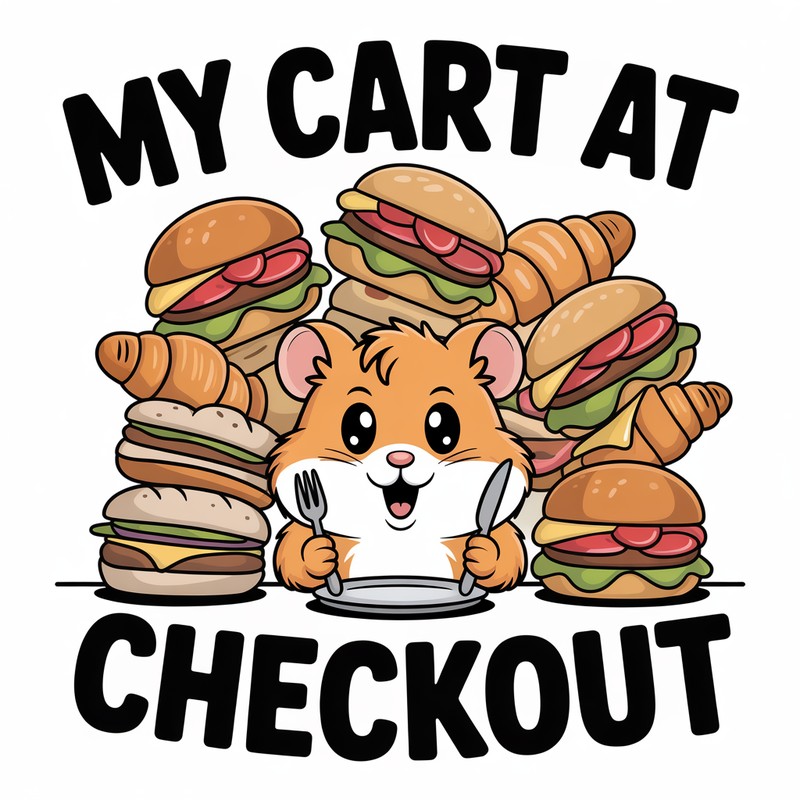 Foodie Cart Chaos Tee