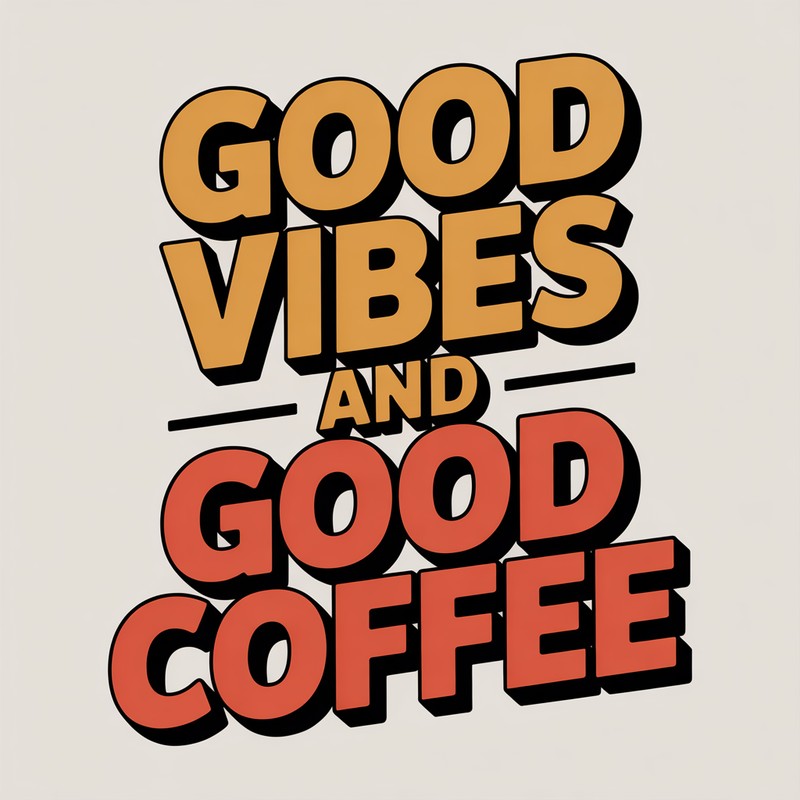 Good Vibes Coffee Tee