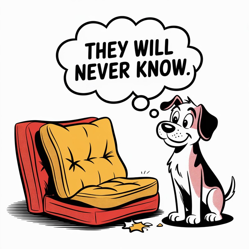 Guilty Dog Comic Tee