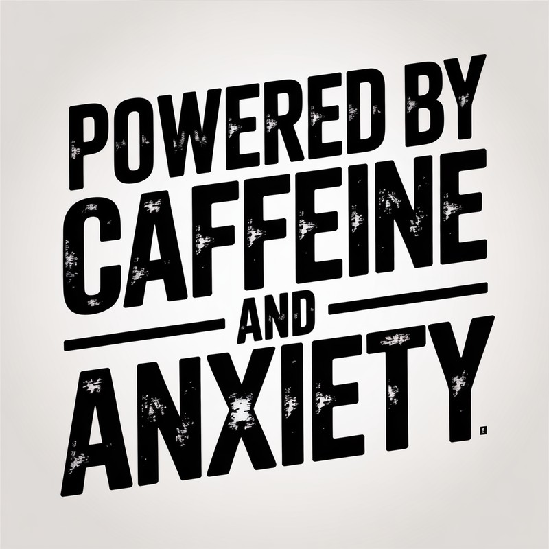 Caffeine And Anxiety Tee
