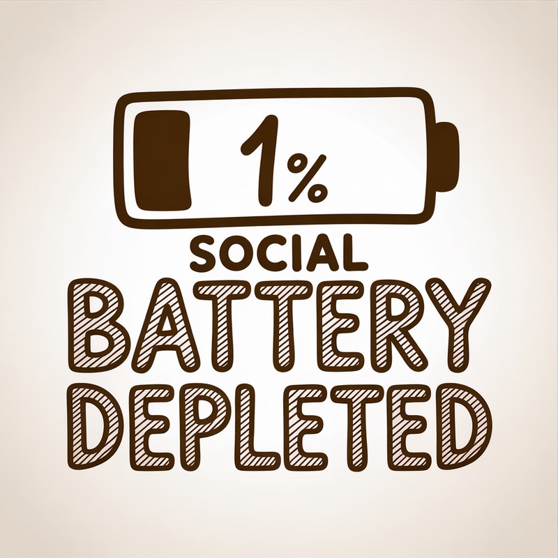 Social Battery Tee