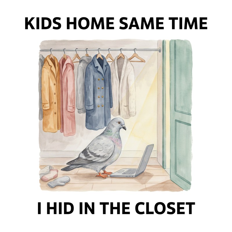 Closet Call Pigeon Tee