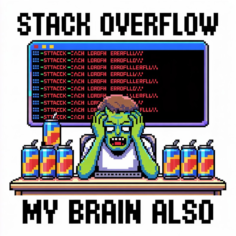 Stack Overflow Brain Tee