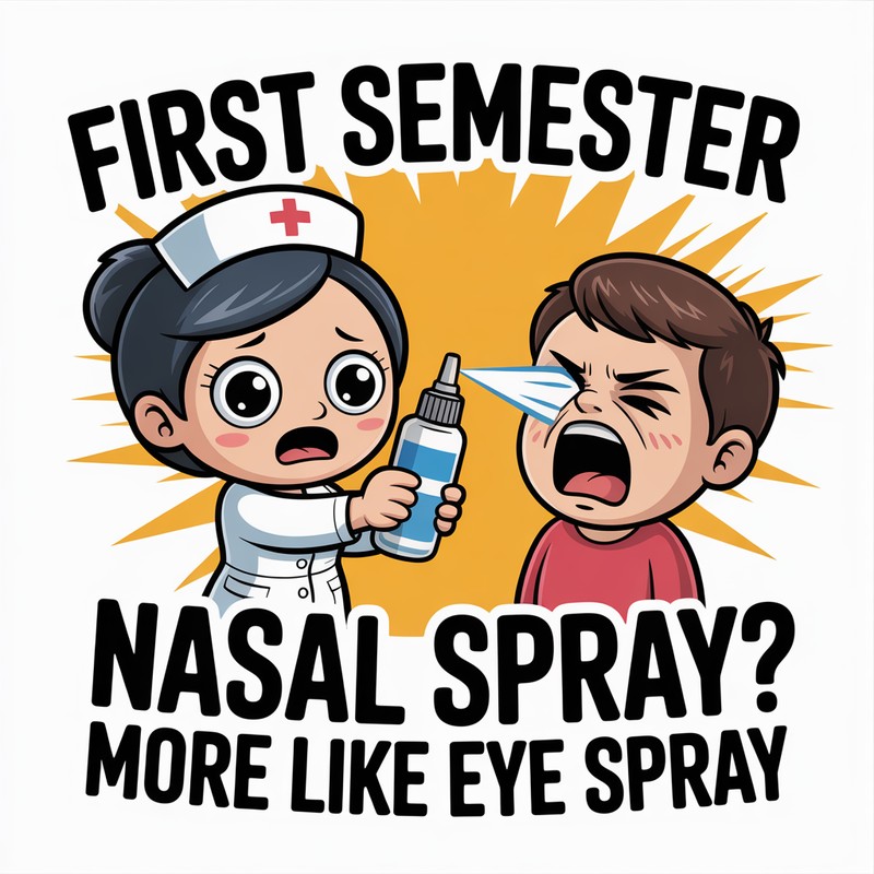 Nasal Spray Disaster Tee