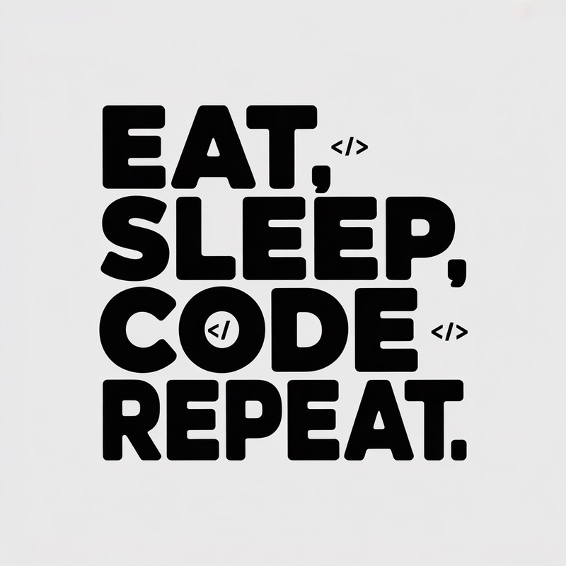 Eat Sleep Code Tee