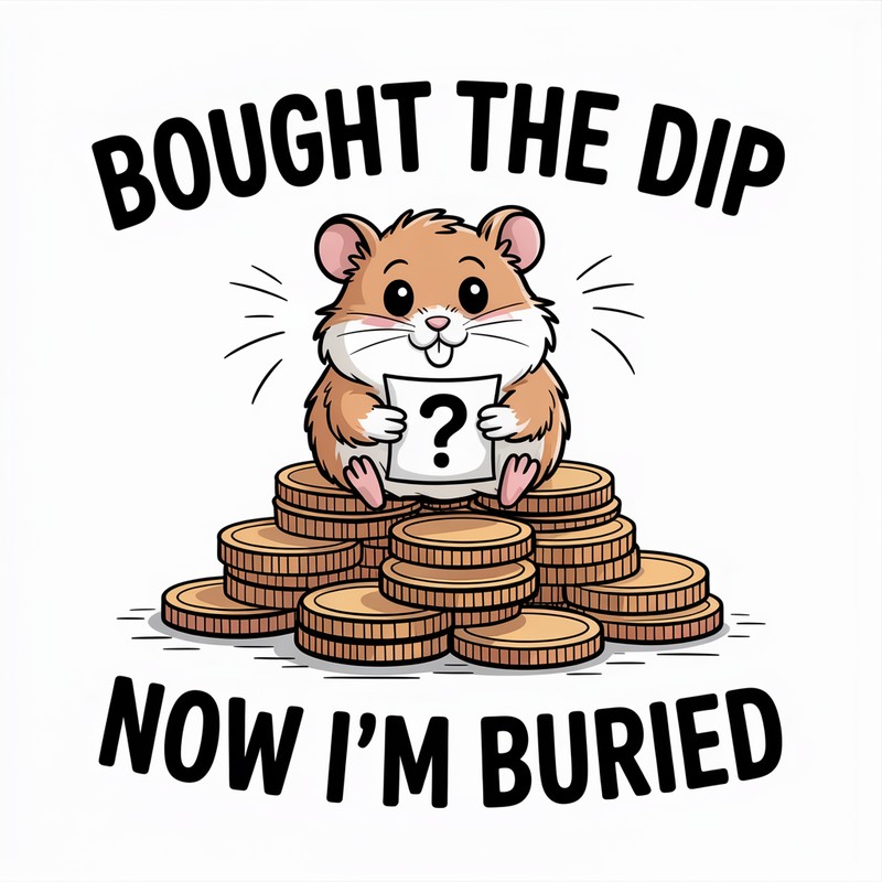 Hamster Buried Coins Tee
