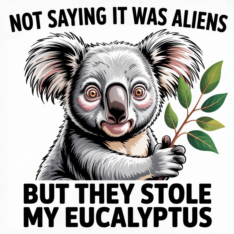 Conspiracy Koala Tee