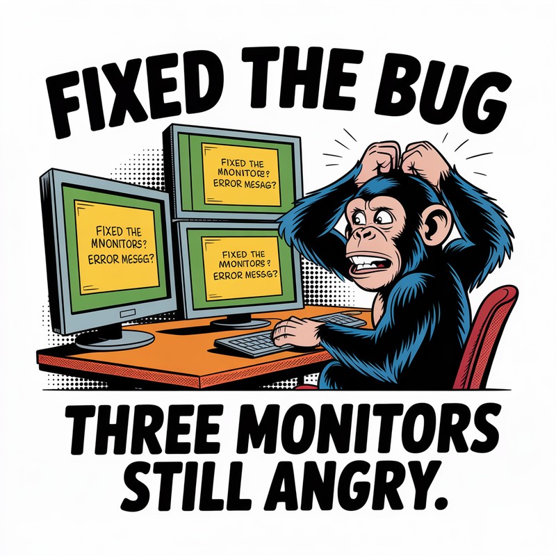 Fixed Bug Still Angry Tee