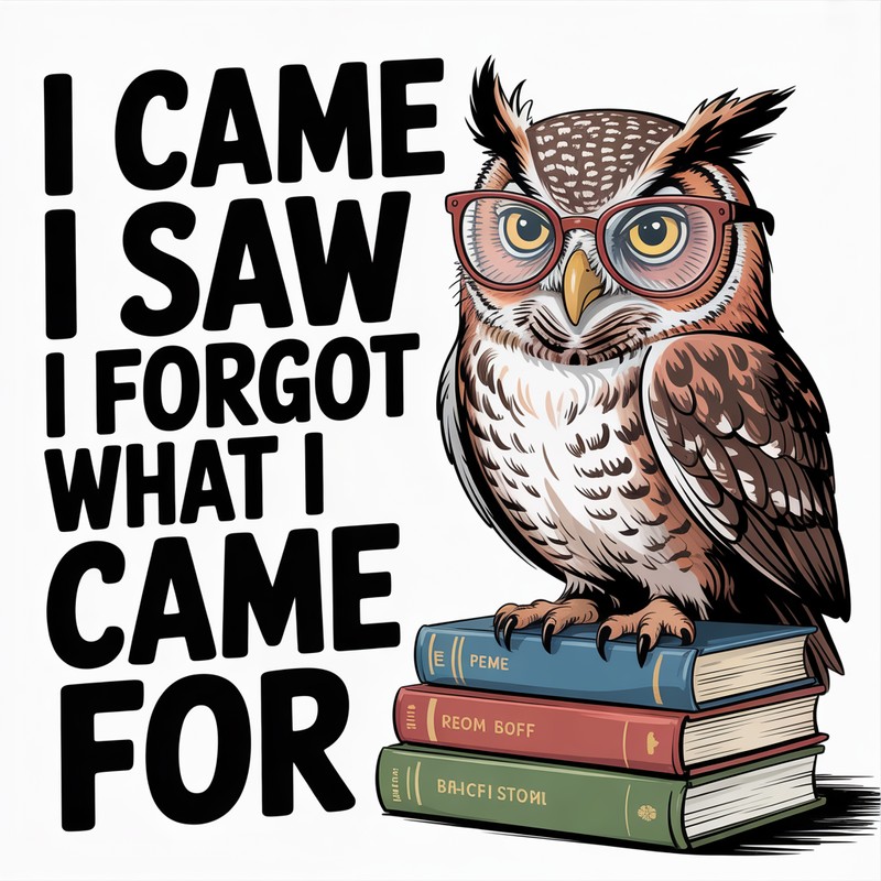 Forgetful Owl Tee