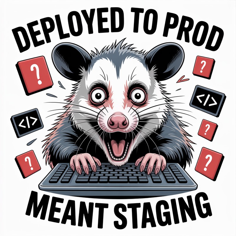Deployed Prod Opossum Tee