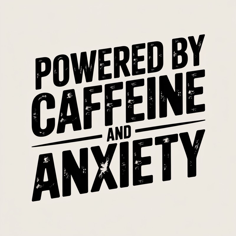 Caffeine And Anxiety Tee