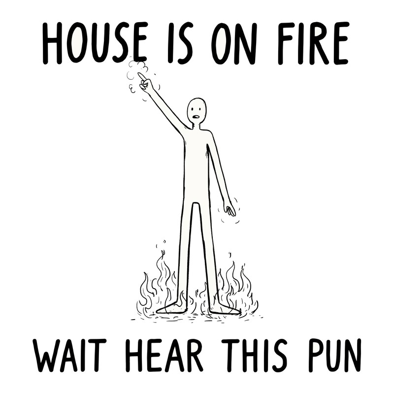 Fire Pun Priority Tee