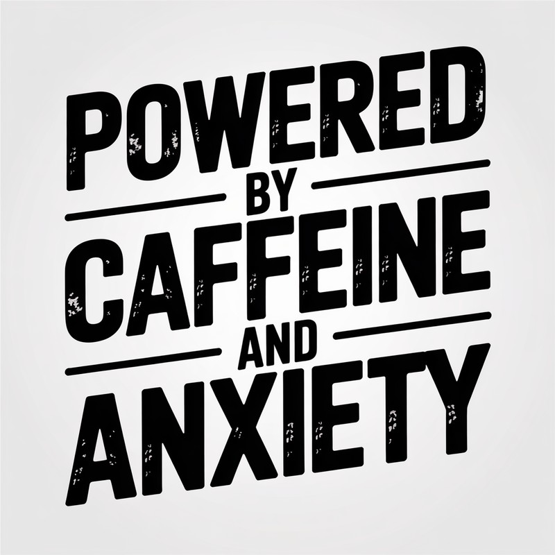 Caffeine And Anxiety Tee