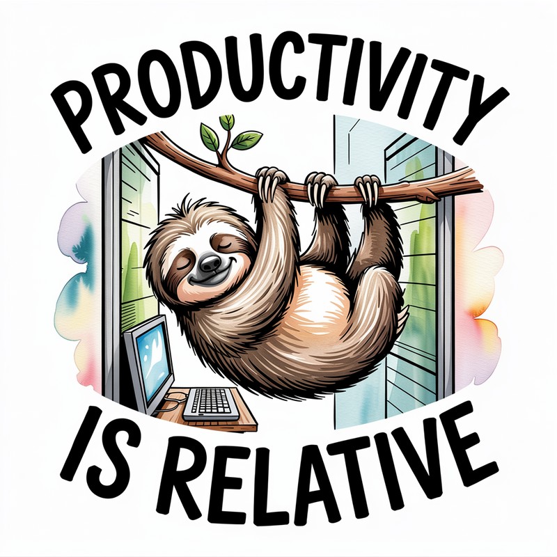 Productivity Is Relative Tee