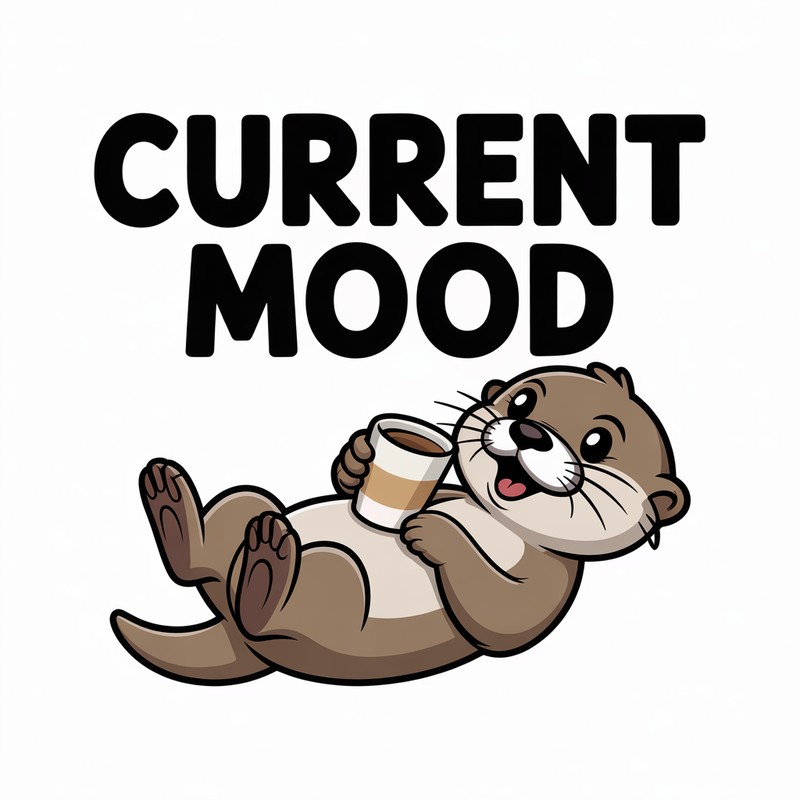 Current Mood Otter Tee