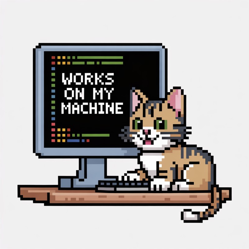 Pixel Dev Cat Tee