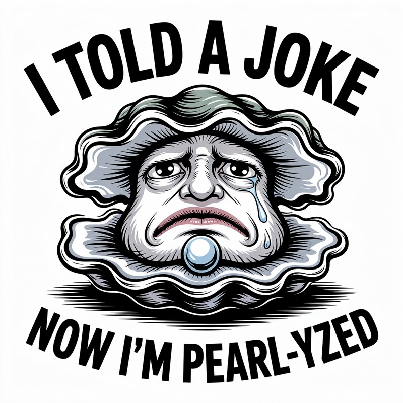 Pearl-yzed Oyster Tee