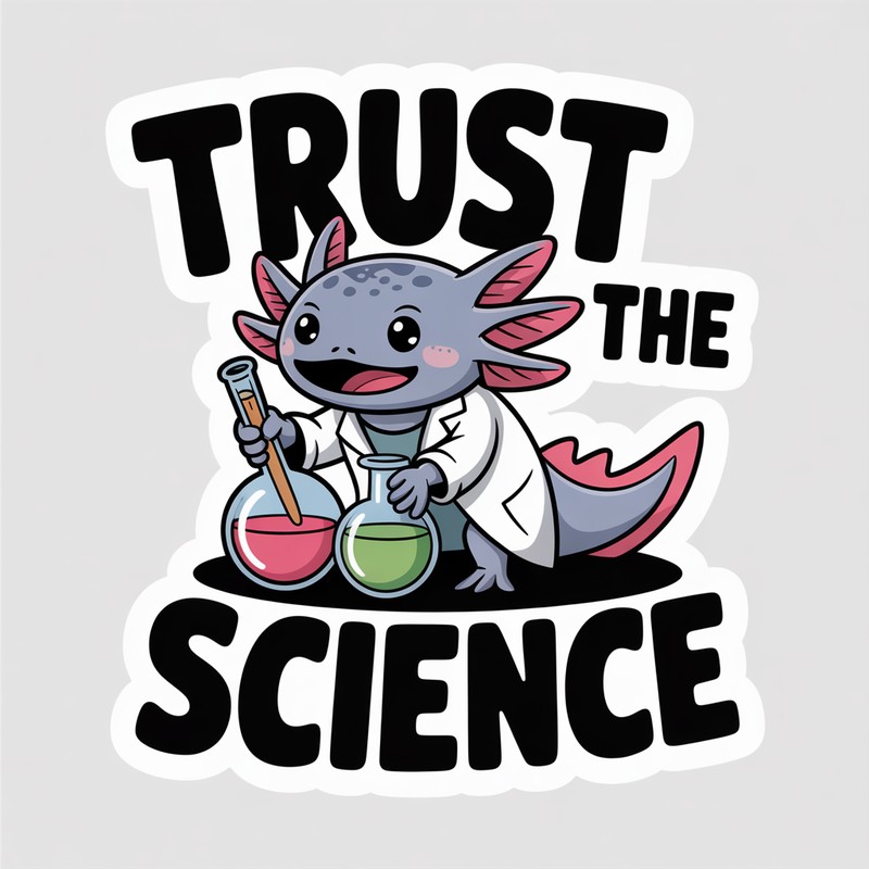 Science Axolotl Tee