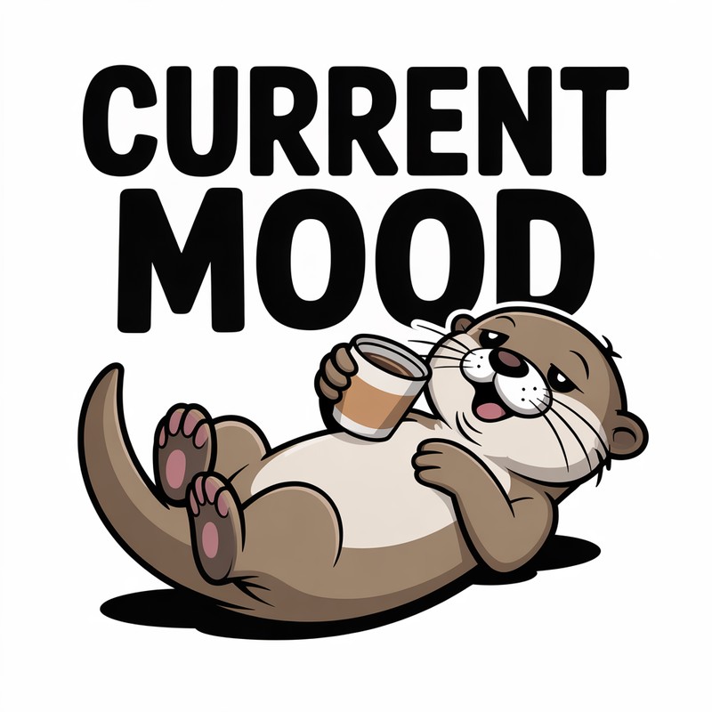 Current Mood Otter Tee