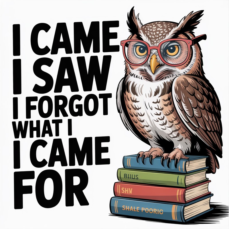 Forgetful Owl Tee