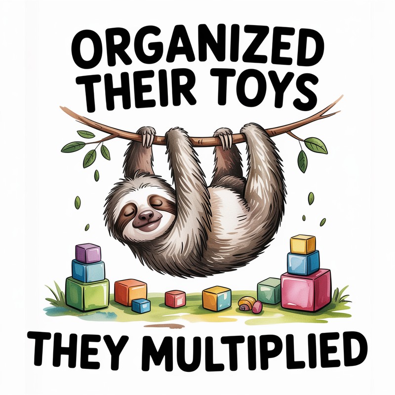 Toy Multiplication Sloth Tee