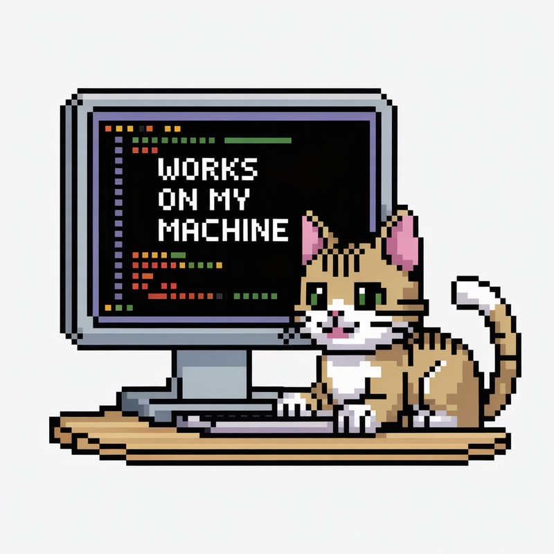 Pixel Dev Cat Tee