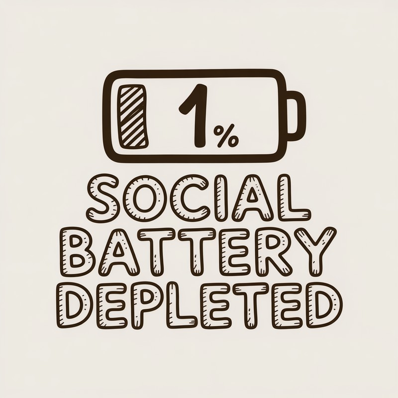 Social Battery Tee