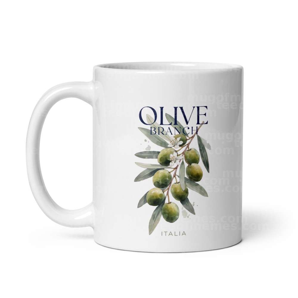 Olive branch. Italia Mug