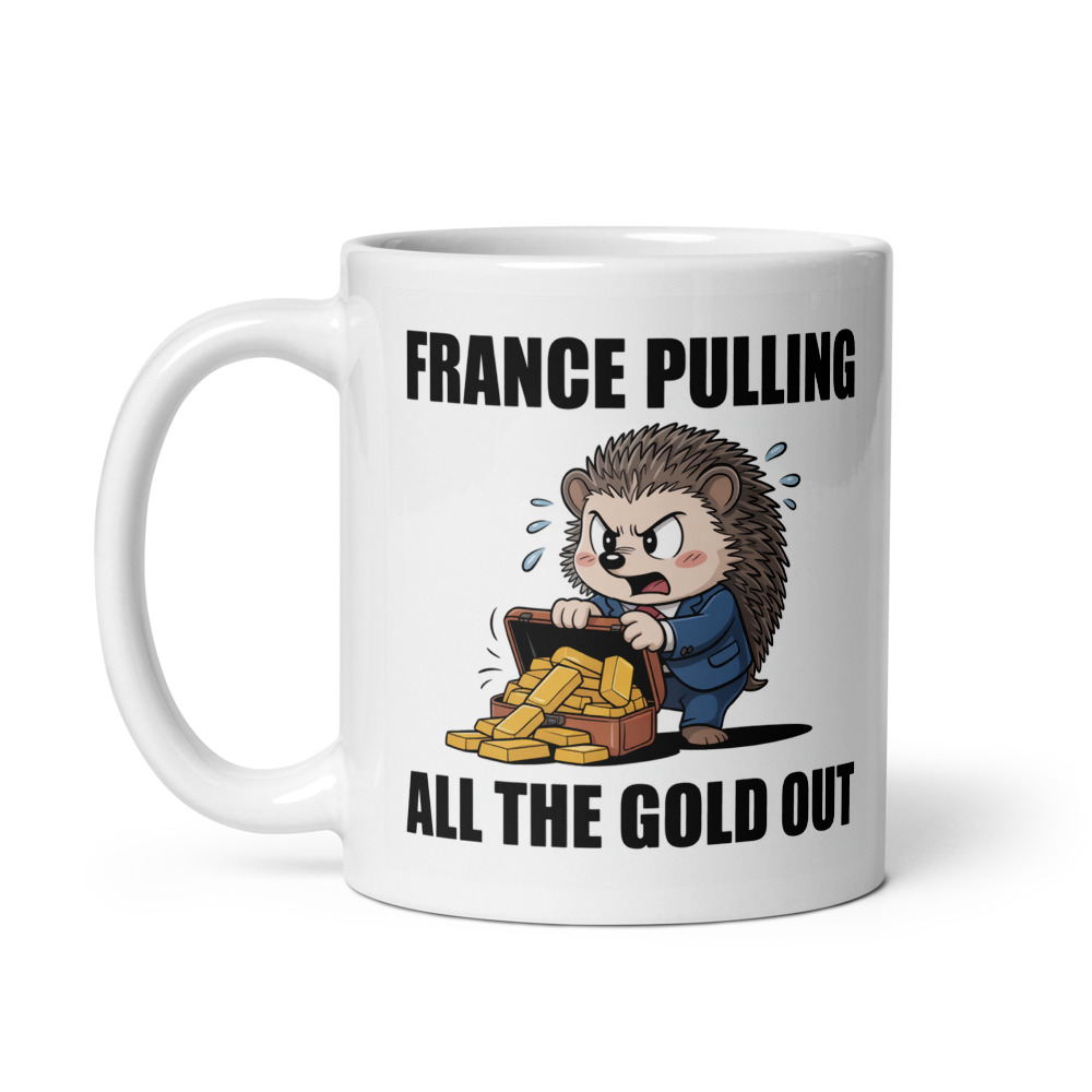 Gold Heist Panic Mug