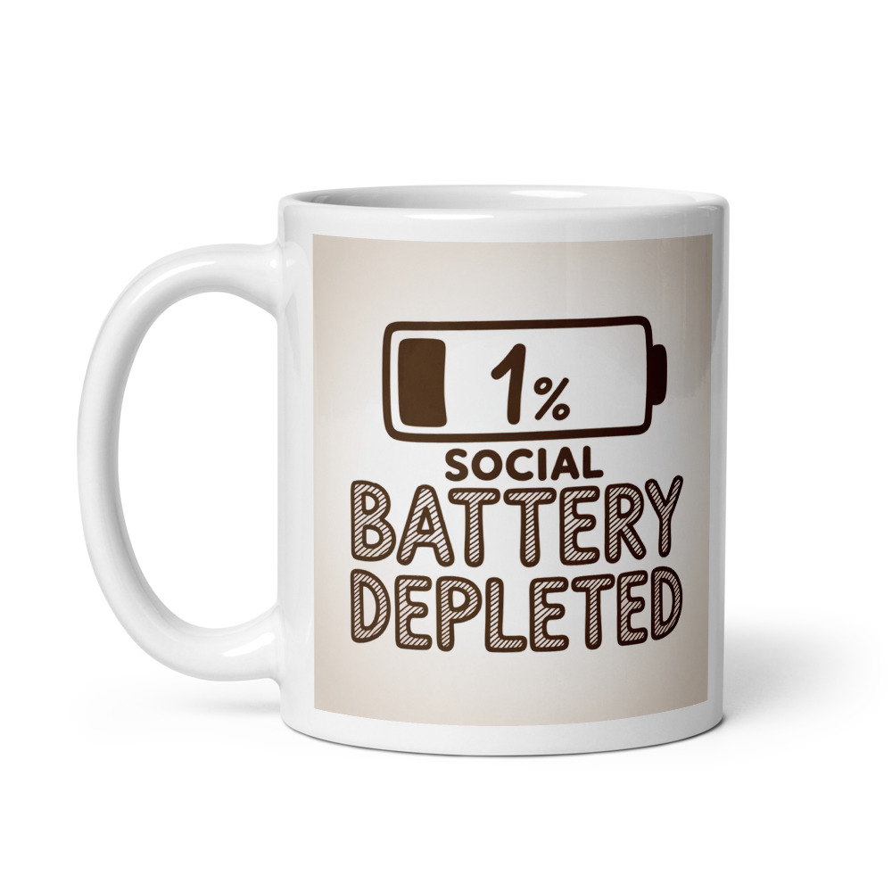Social Battery Mug