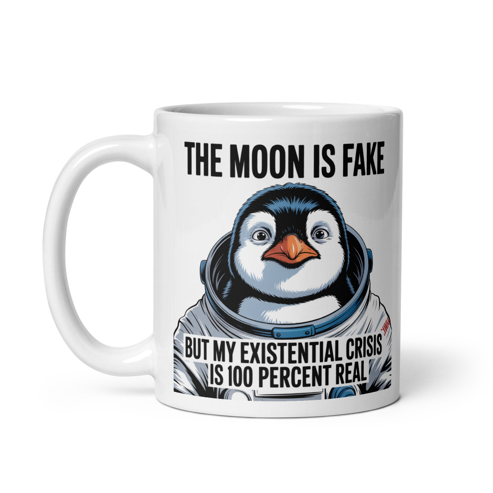 Existential Penguin Mug