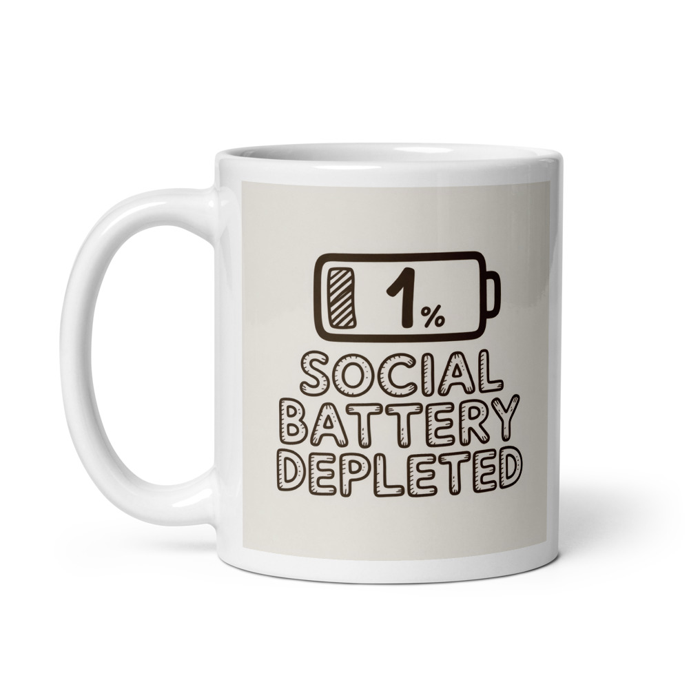 Social Battery Mug