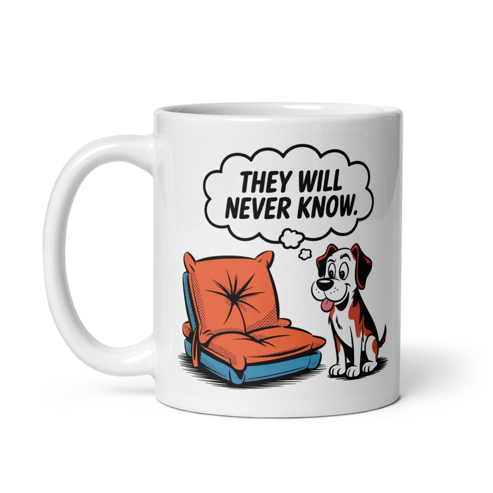 Guilty Dog Comic Mug