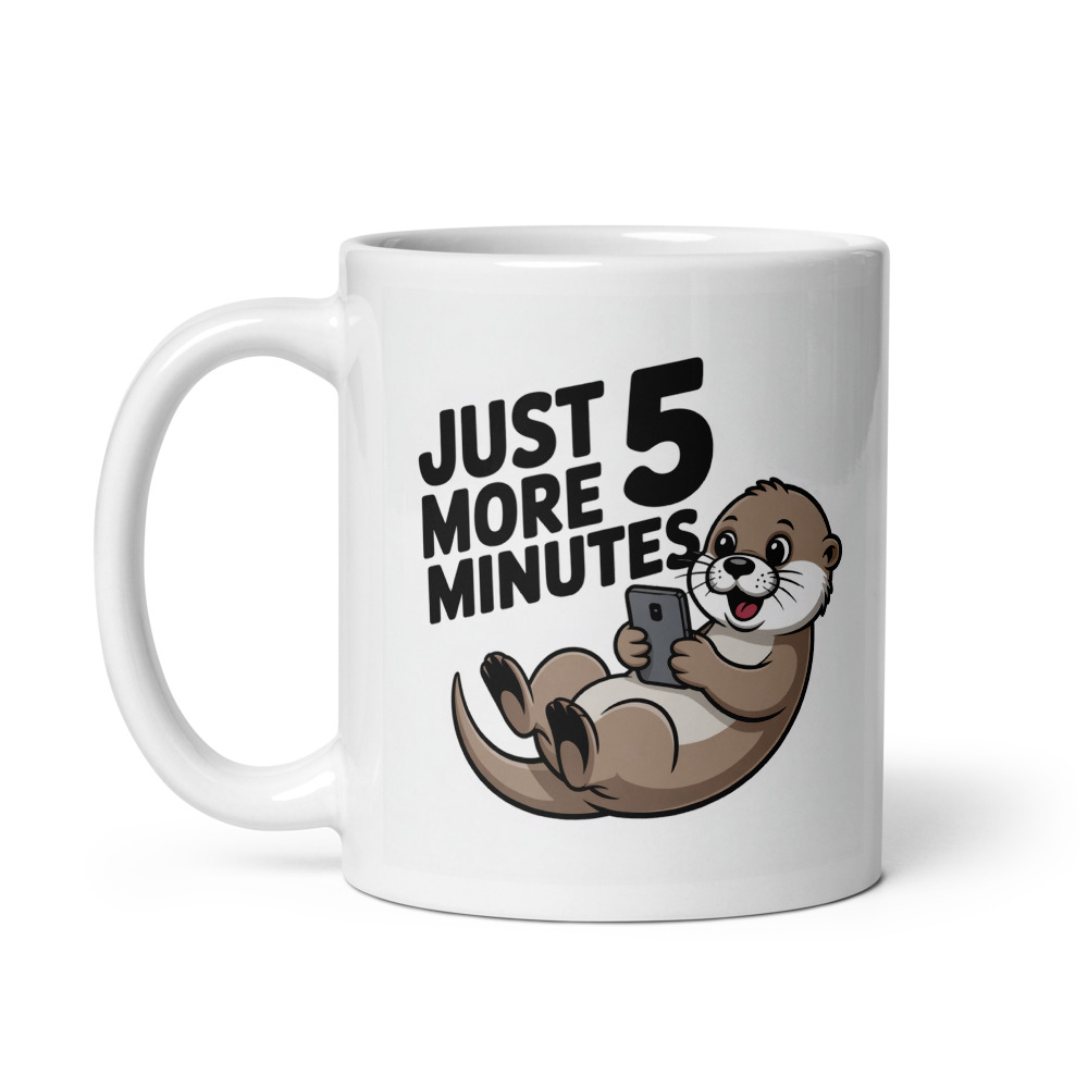 Scrolling Otter Mug
