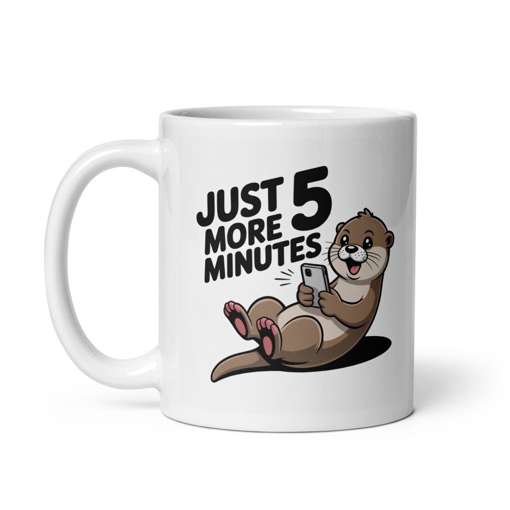 Scrolling Otter Mug