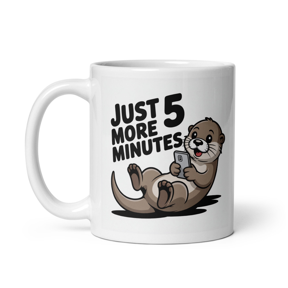 Scrolling Otter Mug
