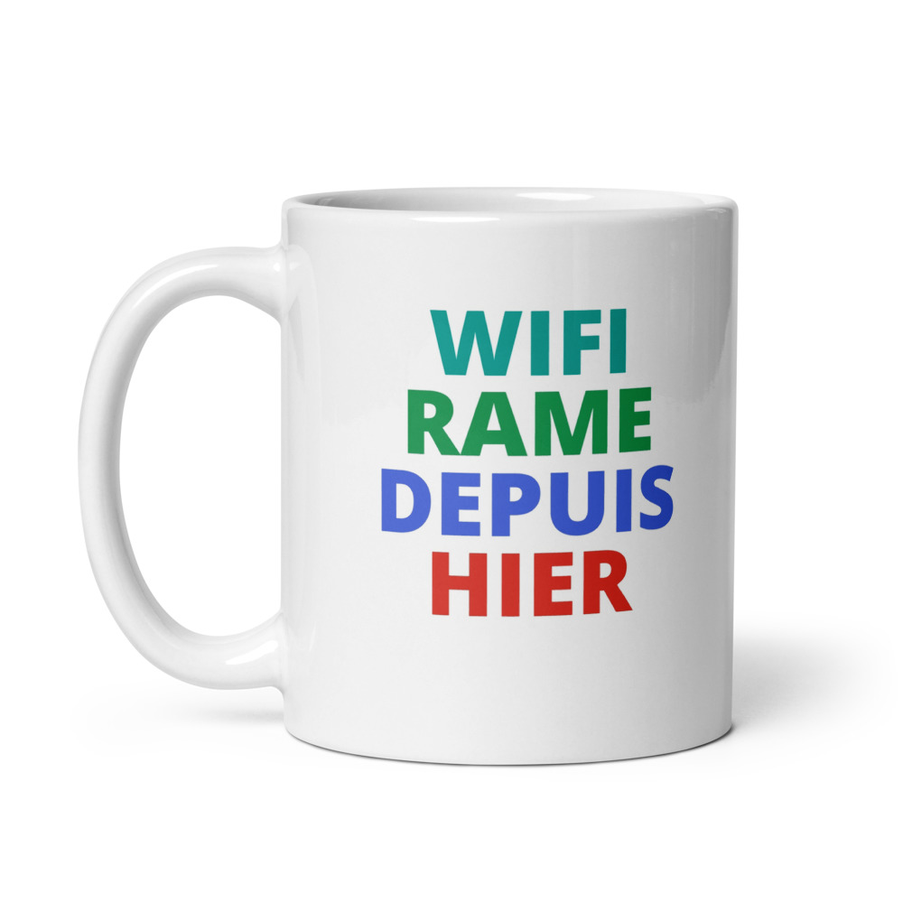 WIFI RAME DEPUIS HIER Mug