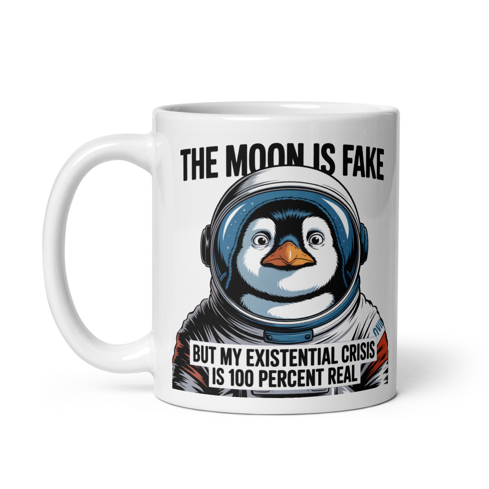 Existential Penguin Mug