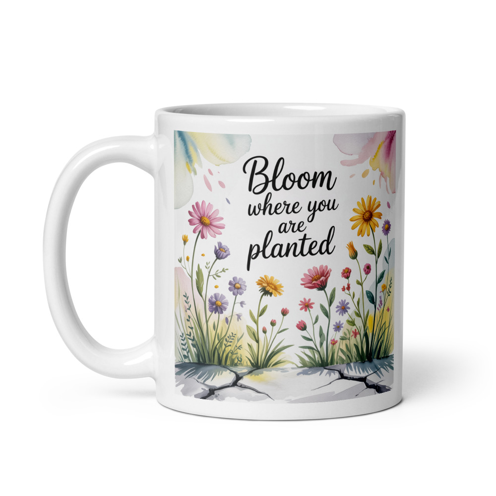 Bloom Flowers Mug