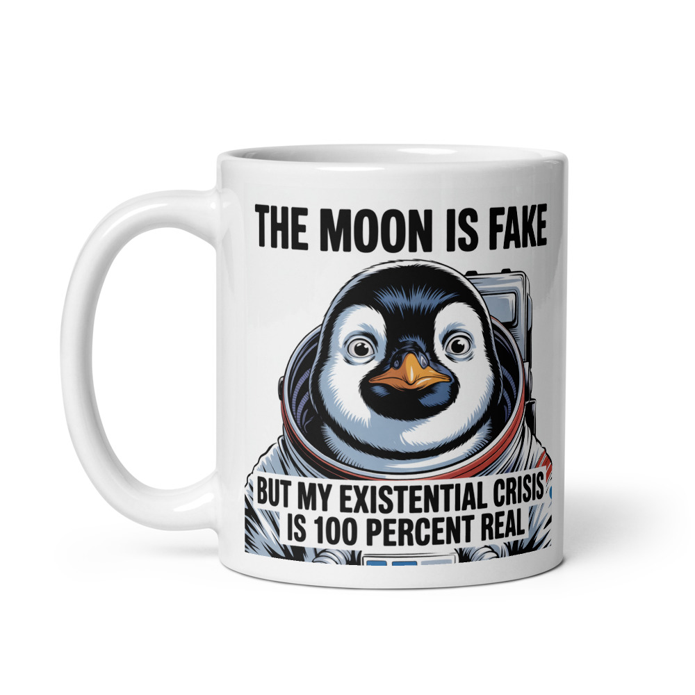 Existential Penguin Mug