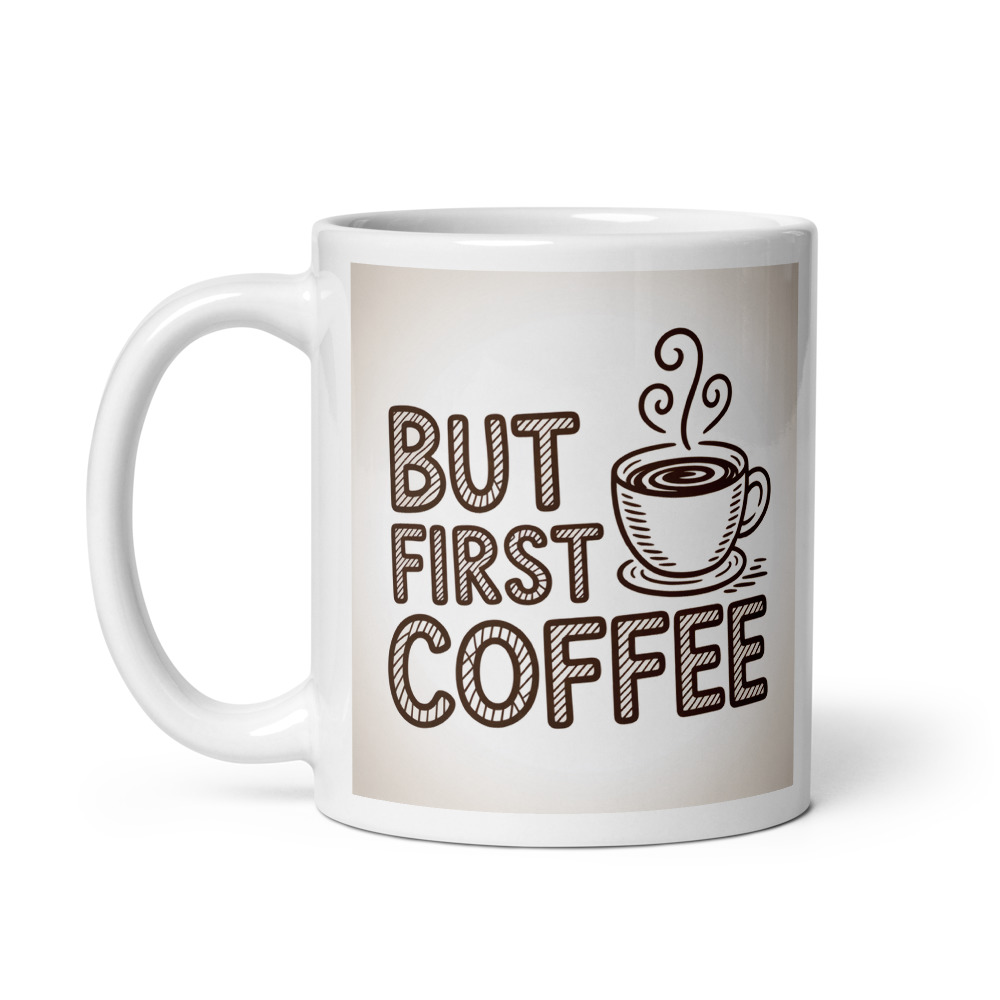 But First Coffee Doodle Mug