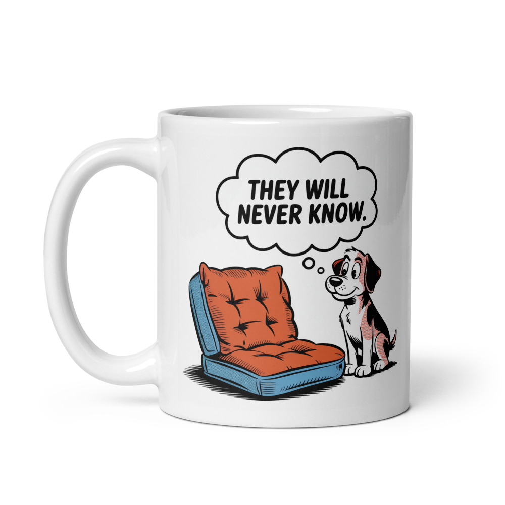 Guilty Dog Comic Mug