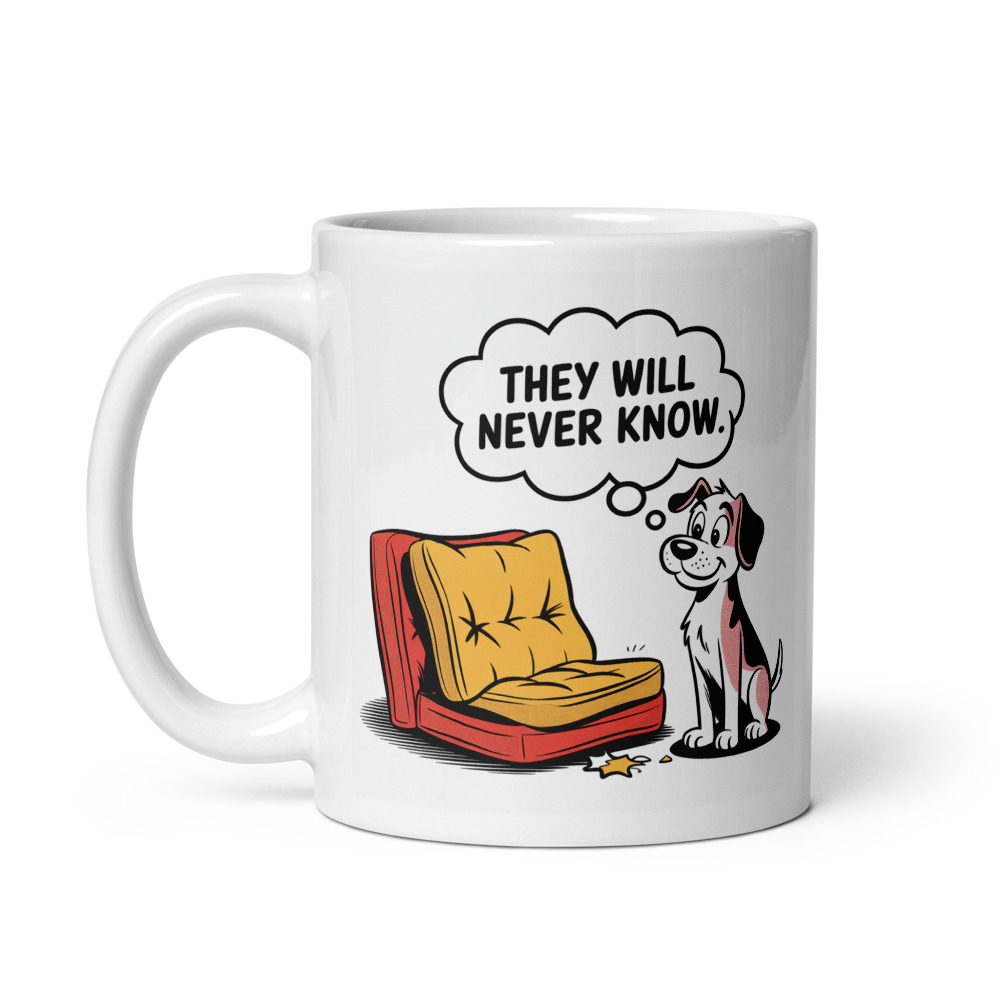 Guilty Dog Comic Mug
