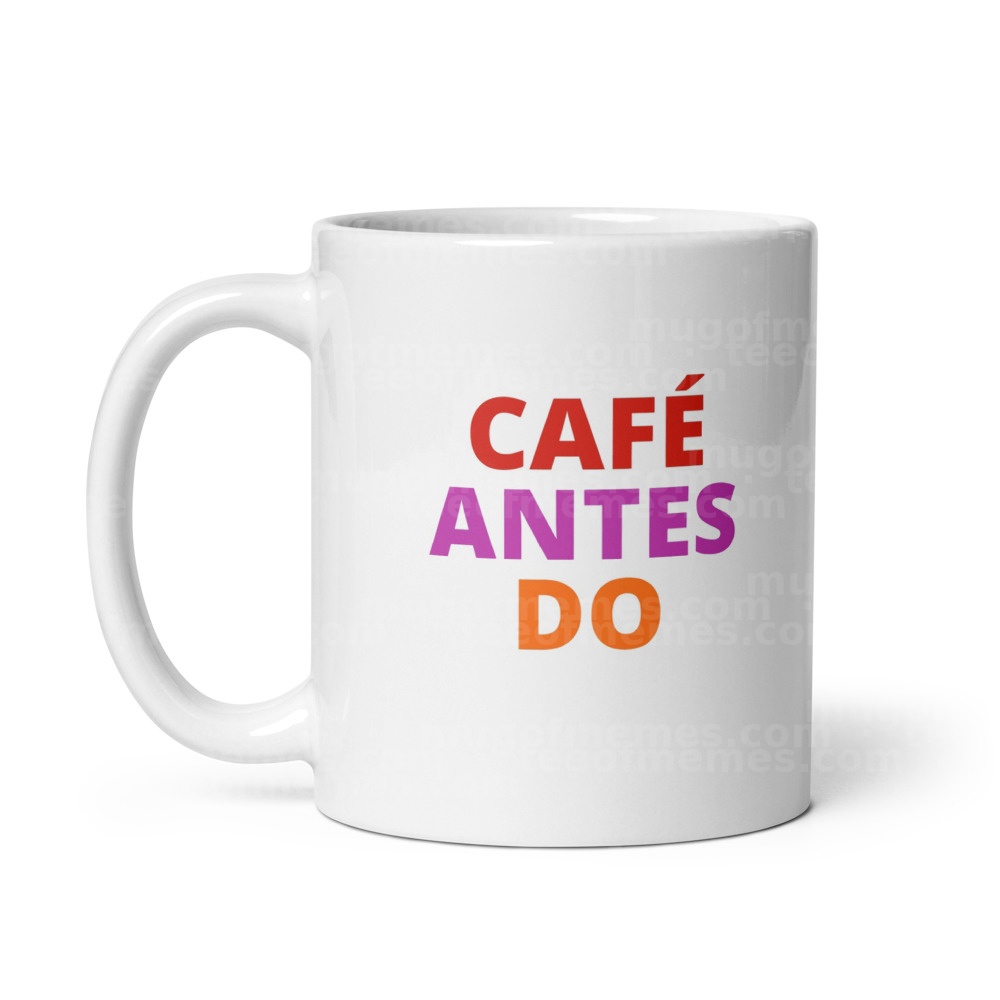 Café Antes do Mug