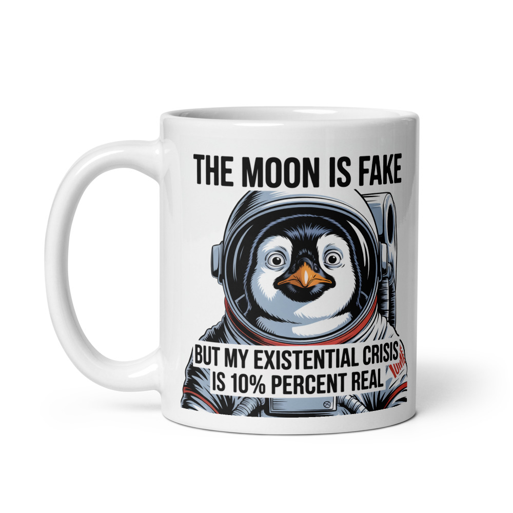 Existential Penguin Mug