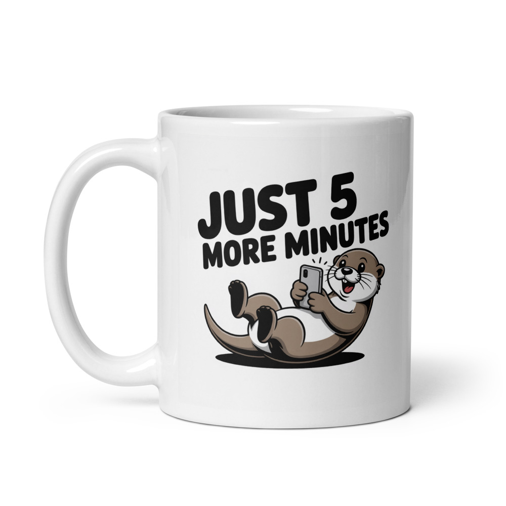 Scrolling Otter Mug