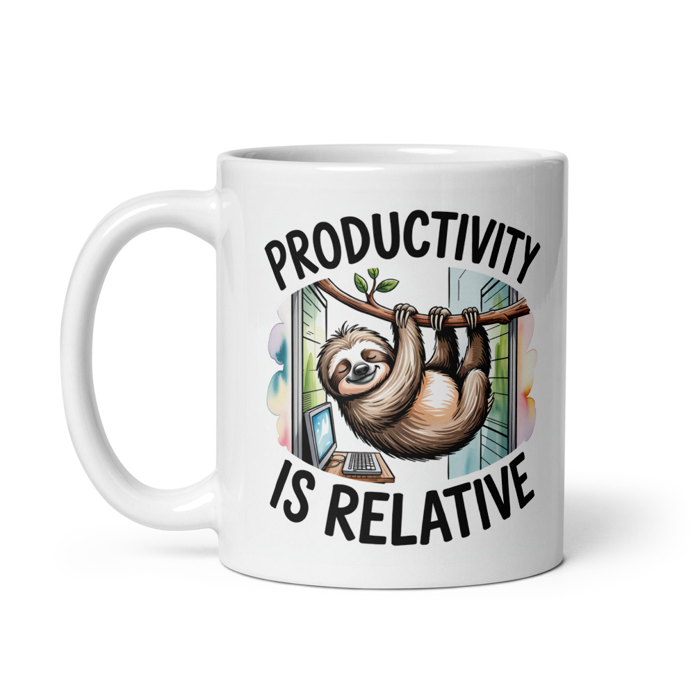 Productivity Is Relative Mug