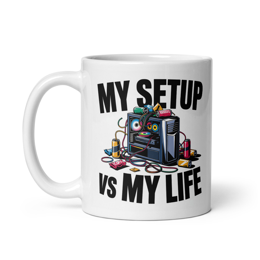 Setup vs Life Mug