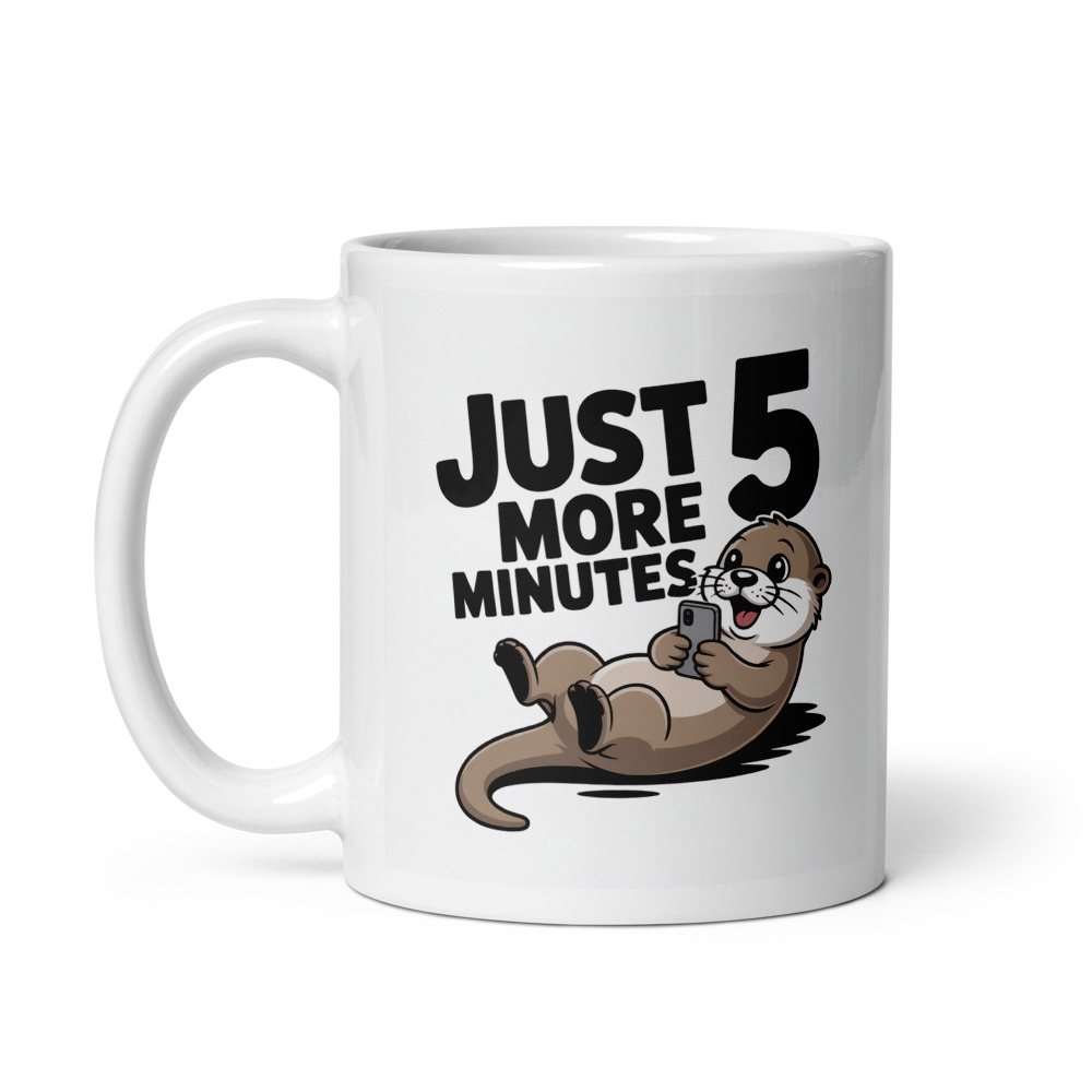 Scrolling Otter Mug